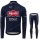 Pro Team Alpecin Fenix 2020 Fietskleding Set Wielershirts Lange Mouw+Lange Wielrenbroek Bib YXSPS