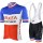 Arkea Samsic 2021 Fietskleding Set Fietsshirt Met Korte Mouwen+Korte Koersbroek Bib QQMHU