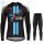 Winter Fleece DSM Pro Team 2021 Fietskleding Set Wielershirts Lange Mouw+Lange Wielrenbroek Bib ODZXM