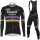 Deceuninck Quick Step 2020 UCI World Champion Fietskleding Set Wielershirts Lange Mouw+Lange Wielrenbroek Bib KEJIS