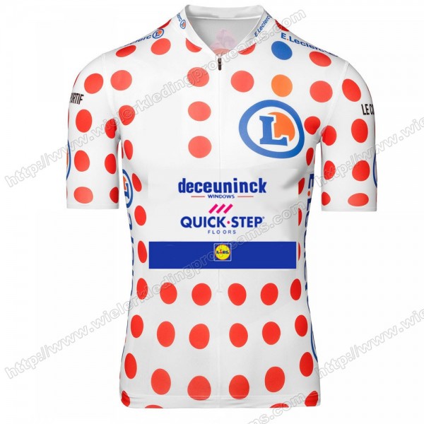 Deceuninck Quick Step 2020 Tour De France Fietsshirts Korte Mouws JLXCC