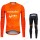 Euskaltel DBA Euskadi 2021 Fietskleding Set Wielershirts Lange Mouw+Lange Wielrenbroek Bib CVKFQ