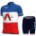 Fdj 2021 France INEOS Grenadier Fietskleding Set Fietsshirt Met Korte Mouwen+Korte Koersbroek Bib FZFVV