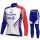 GROUPAMA FDJ 2020 Fietskleding Set Wielershirts Lange Mouw+Lange Wielrenbroek Bib AGBMW