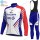 GROUPAMA FDJ Winter Thermal Fleece 2020 Fietskleding Set Wielershirts Lange Mouw+Lange Wielrenbroek Bib BUVXI