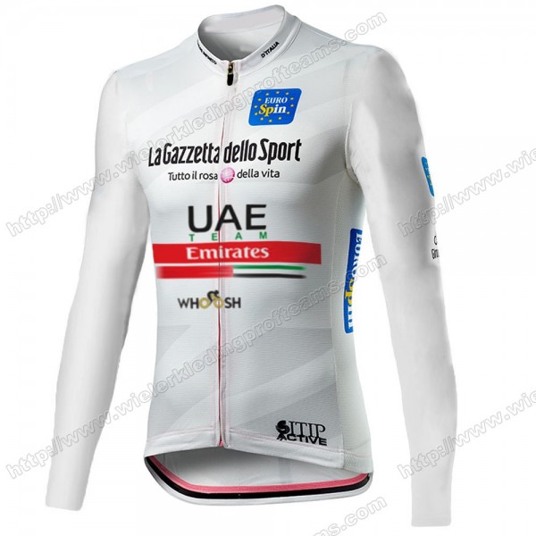 Giro D'italia Uae Emirates 2021 Wielershirts Lange Mouwen LCWGG