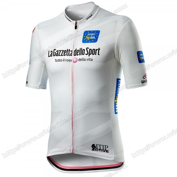 Giro D'italia 2020 Men Fietsshirts Korte Mouw White VXDUA
