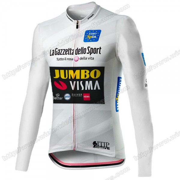 Giro D'italia Jumbo Visma 2021 Wielershirts Lange Mouwen ZAZIU