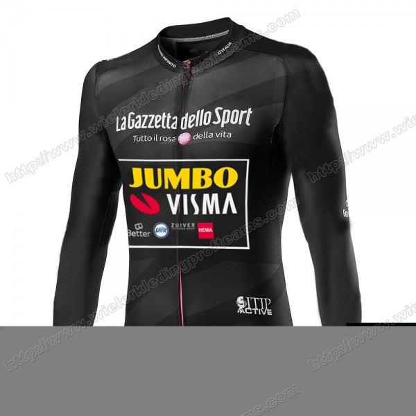 Giro D'italia Jumbo Visma 2021 Wielershirts Lange Mouwen SFHWT