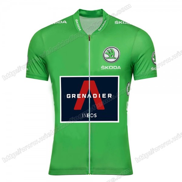 Team INEOS Grenadier Tour De France 2020 Wielerkleding Set Wielershirts KorteGreen YFDIH