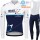 Winter Fleece Israel Start Up Nation Pro Team 2021 Fietskleding Set Wielershirts Lange Mouw+Lange Wielrenbroek Bib VJZOX