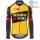 Winter Fleece Jumbo Visma Hommes Pro Team 2021 Lange Fietsbroeken Bib YTVSZ