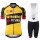 Femmes Jumbo Visma Pro Team 2021 Maillot Cyclisme Manche Courte+Fietsbroeken VWYAD