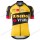 Femmes Jumbo Visma Pro Team 2021 Maillot Cyclisme Manche Courte GDBQN