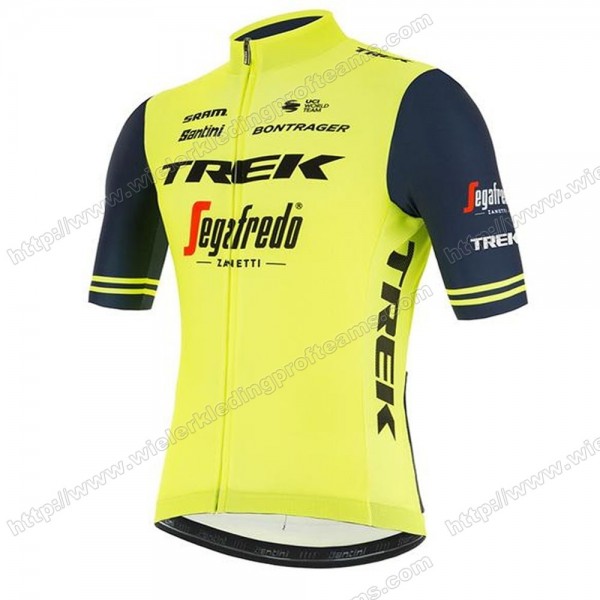 Trek Segafredo 2021 Wielerkleding Set Wielershirts KorteJaune Jaune CTTNX