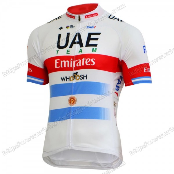 UAE EMIRATES Argentine Champion Fietsshirts Korte Mouws MFVXH