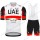 UAE Emirates Pro 2021 Team Fietskleding Set Fietsshirt Met Korte Mouwen+Korte Koersbroek Bib ALIXB