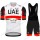 UAE Emirates Pro 2021 Team Fietskleding Set Fietsshirt Met Korte Mouwen+Korte Koersbroek Bib VVPFL