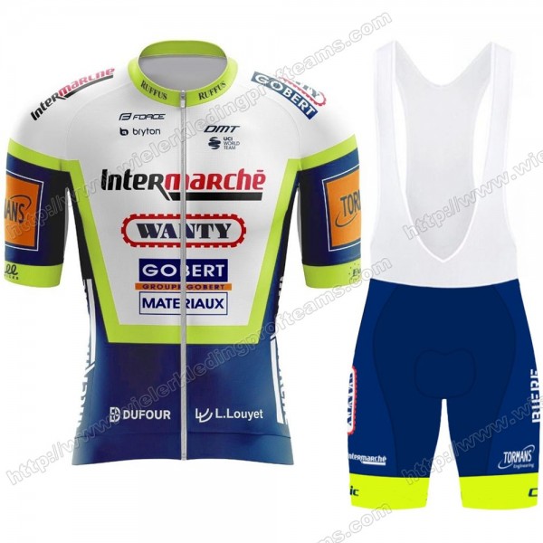 Wanty Pro 2021 Team Fietskleding Set Fietsshirt Met Korte Mouwen+Korte Koersbroek Bib XYLCB