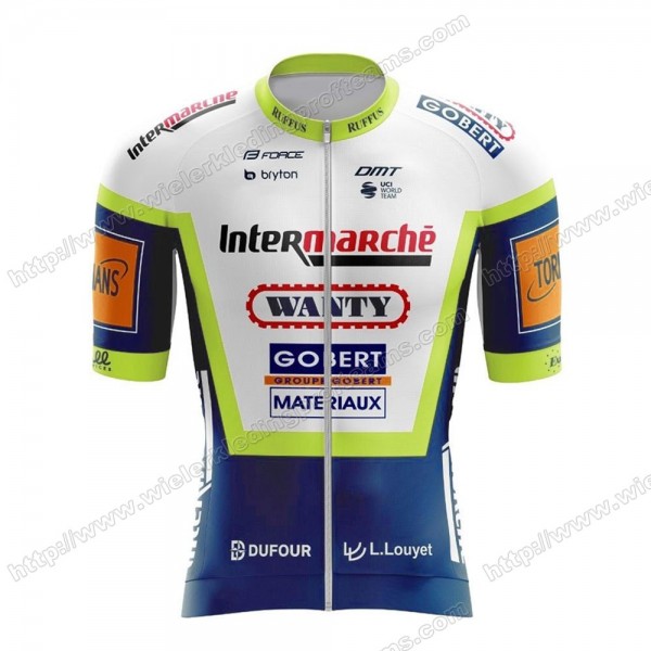 Wanty Pro 2021 Team Fietsshirts Korte Mouws MAQTB