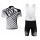 FOX 2014 Fietskleding Set Fietsshirt Met Korte Mouwen+Korte Koersbroek Grijs