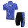 FOX 2014 Wielerkleding Set Set Wielershirts Korte Mouw+Fietsbroek Blauw