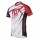 2014 Fox Bike Teams Wielershirt Met Korte Mouwen Wit Rood