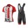 2016-2017 Giant Fietskleding Set Fietsshirt Met Korte Mouwen+Korte Koersbroek Rood