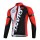 Giant Sram Pro Team Wielershirts Lange Mouwen Rood Wit Zwart