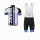 2014 Giant Fietskleding Set Set Wielershirts Korte Mouw+Fietsbroek Wit Zwart Blauw