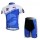 Giant Sram Pro Team Fietskleding Wielershirts Korte+Korte Fietsbroeken Blauw Wit