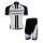 Giant 2014 Wielerkleding Set Set Wielershirts Korte Mouw+Fietsbroek Wit Zwart