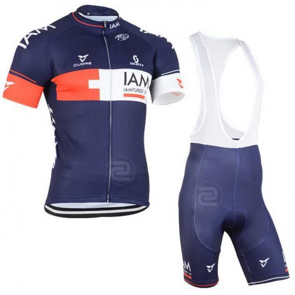 2015 IAM Fietskleding Set Fietsshirt Met Korte Mouwen+Korte Koersbroek