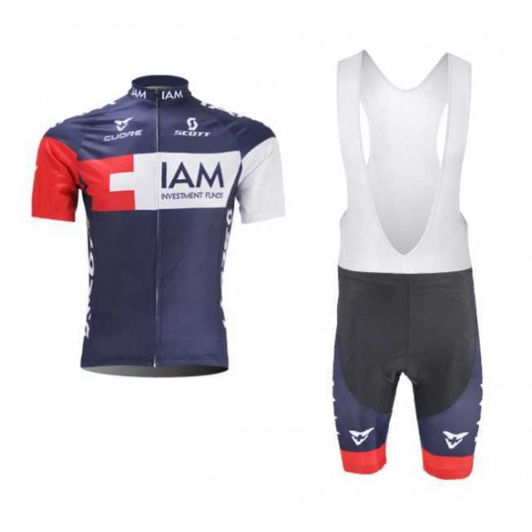 IAM Scott Fietskleding Set Fietsshirt Met Korte Mouwen+Korte Koersbroek