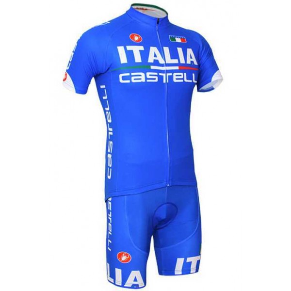 2015 ITALIA Castelli Fiskleding Fisshirt Korte+Korte Fisbroeken