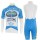 2016 KTM-Delko Marseille Provence Wielerkleding Set Wielershirt Korte Mouwen Blauw+Fietsbroek Korte