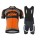 2015 KTM Pro Team Fietskleding Set Fietsshirt Met Korte Mouwen+Korte Koersbroek Zwart Grijs Orange