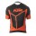 2015 KTM Pro Team Zwart Orange Wielershirt Met Korte Mouwen