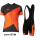2016 KTM Fietskleding Set Fietsshirt Met Korte Mouwen+Korte Koersbroek Oranje 04