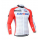 2014 Katusha Wielershirt Lange Mouw Rood Wit