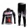 Kuota SRAM Road Pro Team Fietskleding Set Wielershirts Lange Mouw+Lange Fietsbroeken Zwart Wit
