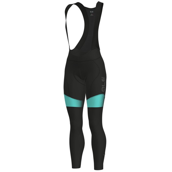 Dames Ale PRS Dots DWR-Turquoise Lange Fietsbroeken Bib