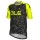 Ale Enduro-Geel Fluo Wielershirt Korte Mouw