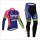 Lampre Merida 2014 Fietskleding Wielershirt Lange Mouw+Lange Fietsbroeken