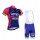 2016 Lampre Merida Fietskleding Set Fietsshirt Met Korte Mouwen+Korte Koersbroek