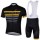 2013 Livestrong Fietskleding Set Fietsshirt Met Korte Mouwen+Korte Koersbroek Zwart Geel