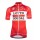 2017 Lotto Wielershirt Met Korte Mouwen Rood