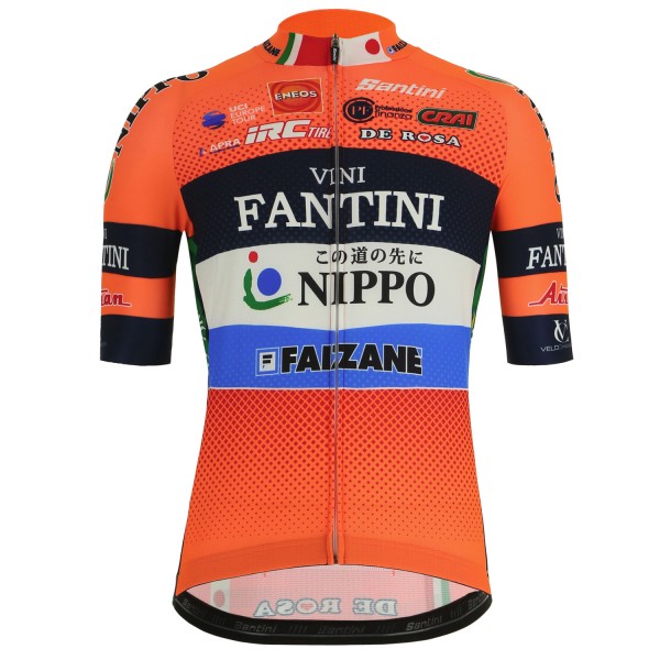 Vini Fantini Nippo Faizane 2019 Wielershirt Korte Mouw