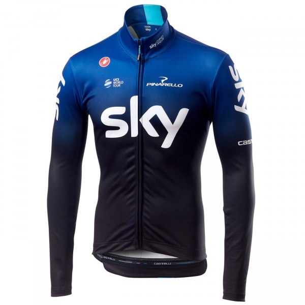 TEAM SKY 2019 Thermal Wielershirt Lange Mouw