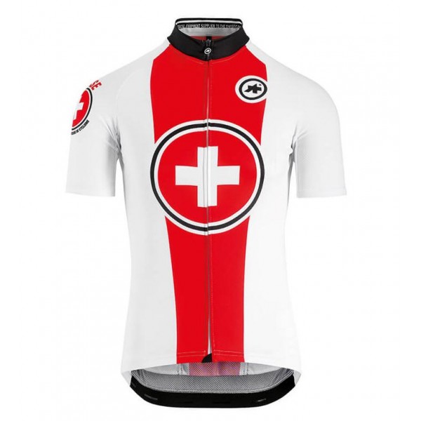 Swiss National Teams 2018 ASSOS Wielershirt Korte Mouw